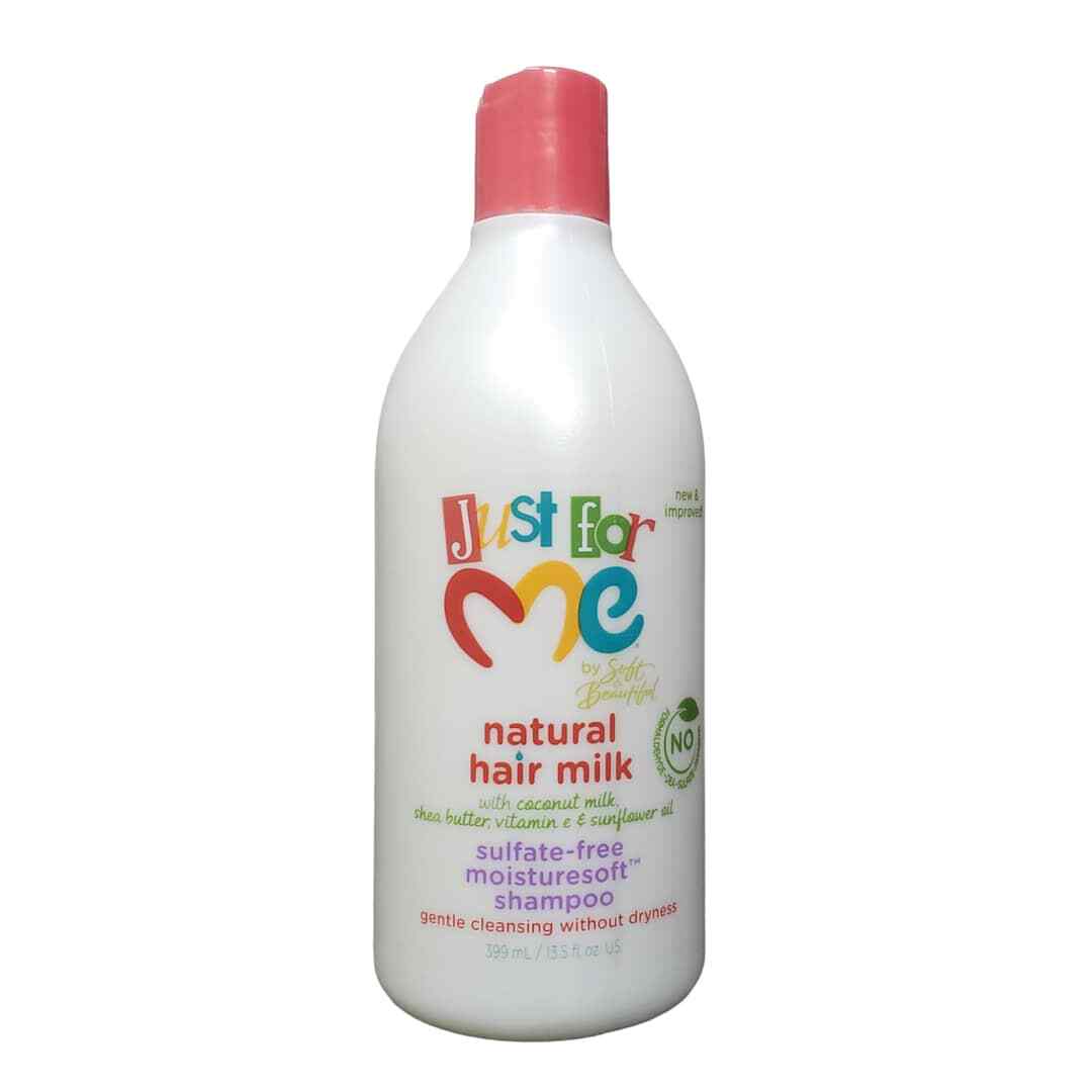 Just For Me Natural Hair Milk Sulphate Free Moisturesoft Shampoo 399ml